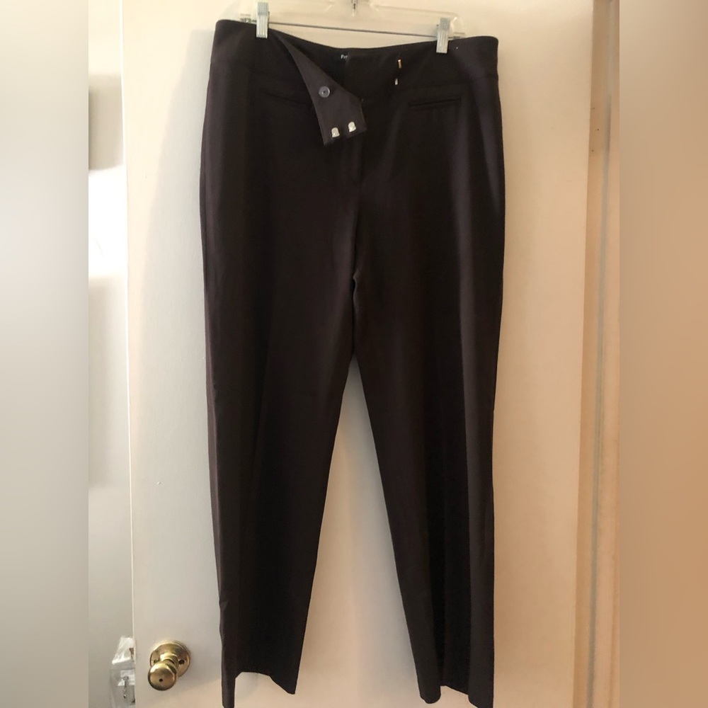 Pantology Brown Trousers Size 16 Regular